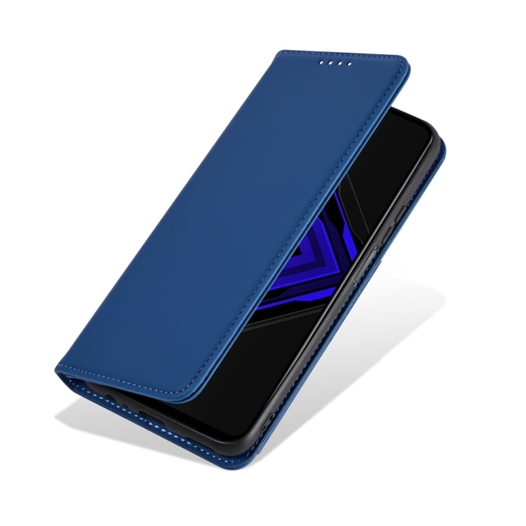 For Huawei Honor Play 4 Pro Strong Magnetism Liquid Feel Horizontal Flip Leather Case with Holder & Card Slots & Wallet