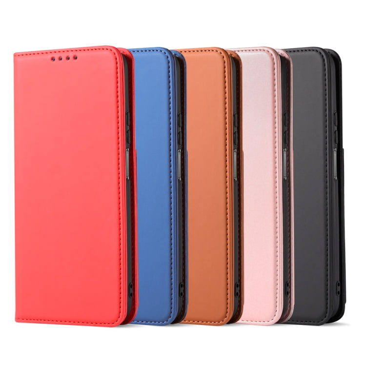 For Huawei Honor Play 4 Pro Strong Magnetism Liquid Feel Horizontal Flip Leather Case with Holder & Card Slots & Wallet