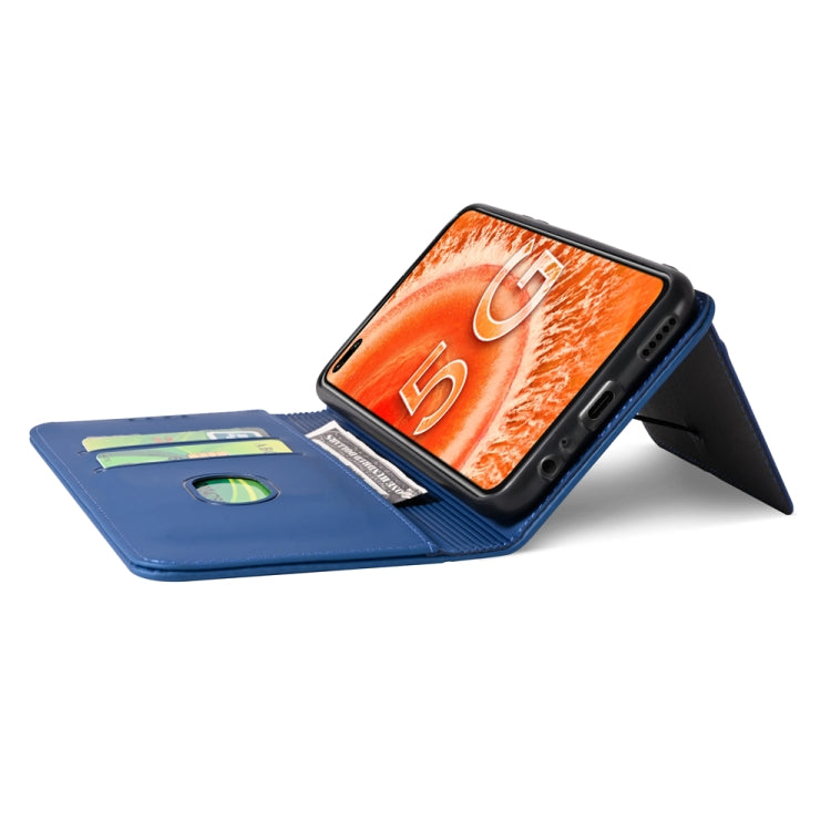 For Huawei Honor V30 Strong Magnetism Liquid Feel Horizontal Flip Leather Case with Holder & Card Slots & Wallet