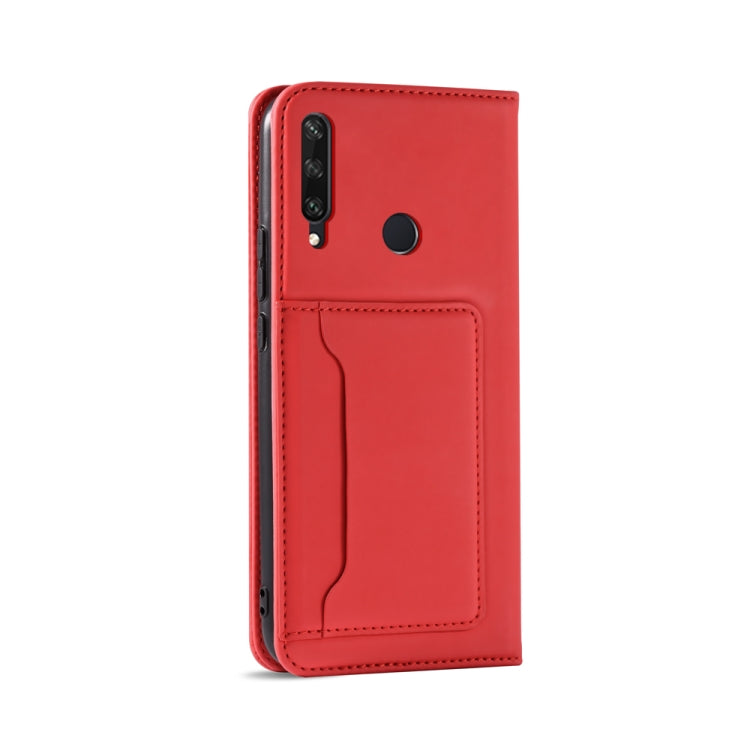 For Huawei P30 Lite / Nova 4e Strong Magnetism Liquid Feel Horizontal Flip Leather Case with Holder & Card Slots & Wallet