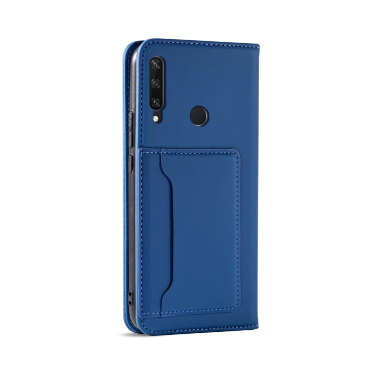 For Huawei P30 Lite / Nova 4e Strong Magnetism Liquid Feel Horizontal Flip Leather Case with Holder & Card Slots & Wallet