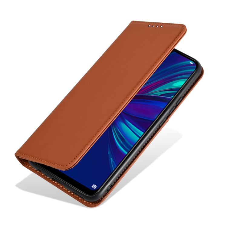 For Huawei P Smart (2019) / Honor 10 Lite Strong Magnetism Liquid Feel Horizontal Flip Leather Case with Holder & Card Slots & Wallet