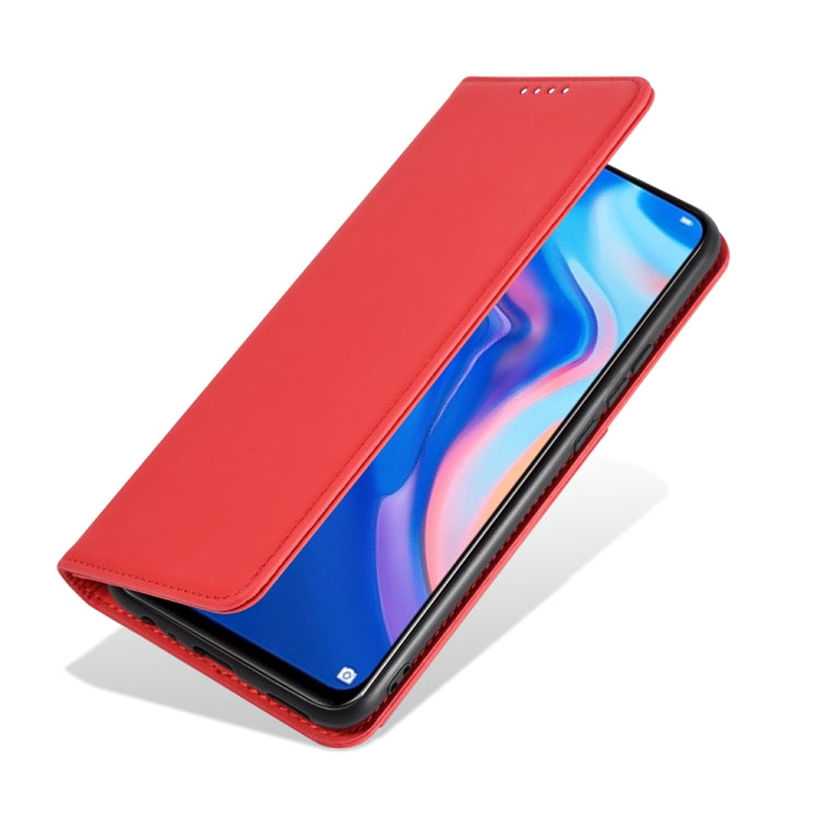 For Huawei P Smart Z / Y9 Prime (2019) Strong Magnetism Liquid Feel Horizontal Flip Leather Case with Holder & Card Slots & Wallet
