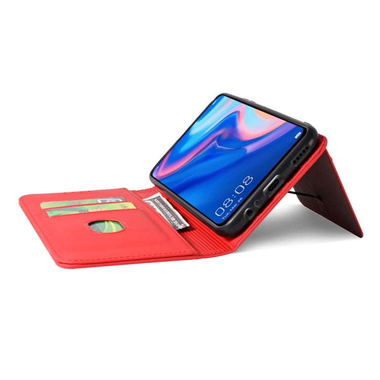 For Huawei P Smart Z / Y9 Prime (2019) Strong Magnetism Liquid Feel Horizontal Flip Leather Case with Holder & Card Slots & Wallet