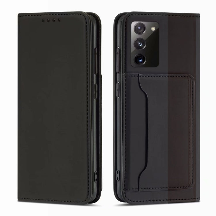 For Samsung Galaxy S20 FE 5G / S20 Fan Edition / S20 Lite Strong Magnetism Liquid Feel Horizontal Flip Leather Case with Holder & Card Slots & Wallet