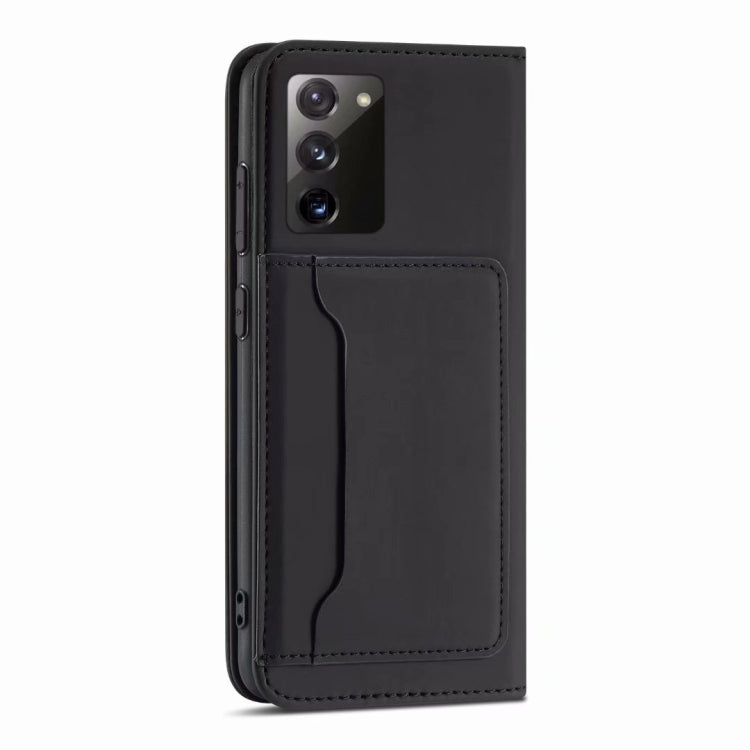For Samsung Galaxy S20 FE 5G / S20 Fan Edition / S20 Lite Strong Magnetism Liquid Feel Horizontal Flip Leather Case with Holder & Card Slots & Wallet