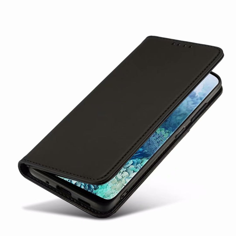 For Samsung Galaxy S20 FE 5G / S20 Fan Edition / S20 Lite Strong Magnetism Liquid Feel Horizontal Flip Leather Case with Holder & Card Slots & Wallet