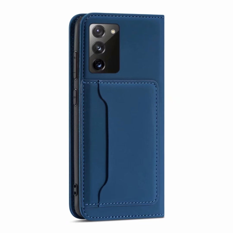 For Samsung Galaxy S20 FE 5G / S20 Fan Edition / S20 Lite Strong Magnetism Liquid Feel Horizontal Flip Leather Case with Holder & Card Slots & Wallet