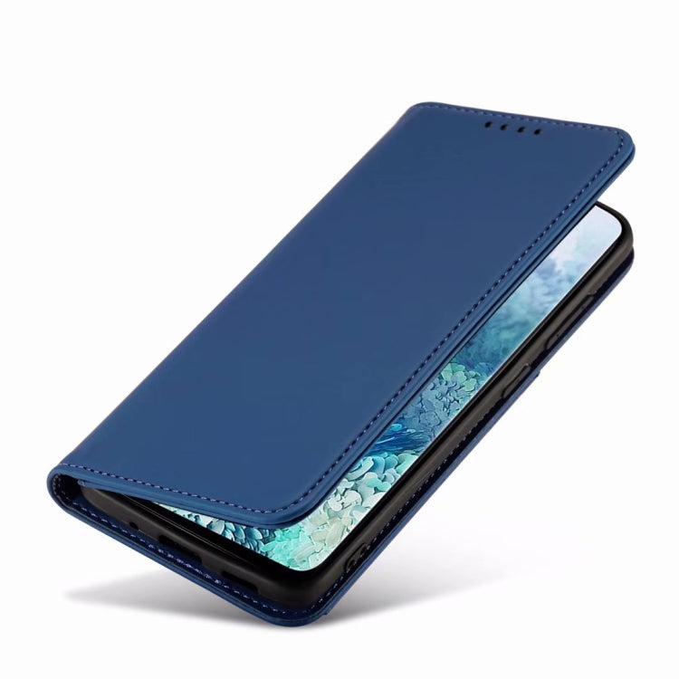 For Samsung Galaxy S20 FE 5G / S20 Fan Edition / S20 Lite Strong Magnetism Liquid Feel Horizontal Flip Leather Case with Holder & Card Slots & Wallet