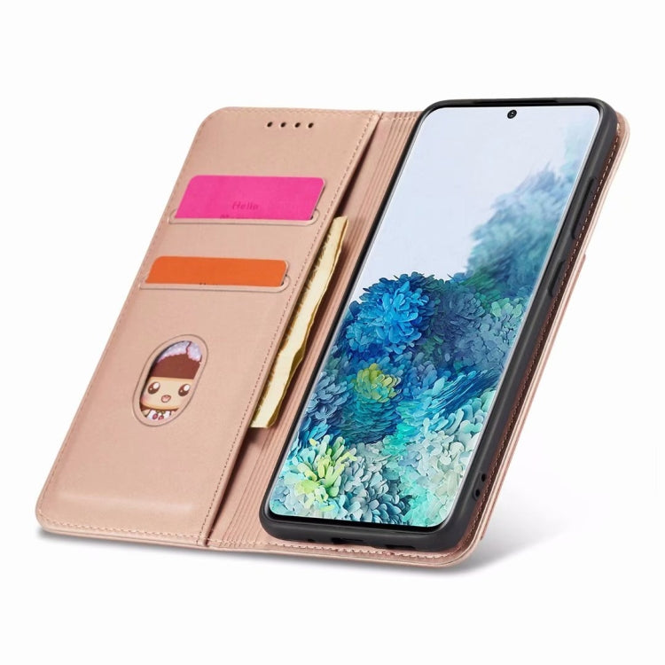 For Samsung Galaxy S20 FE 5G / S20 Fan Edition / S20 Lite Strong Magnetism Liquid Feel Horizontal Flip Leather Case with Holder & Card Slots & Wallet