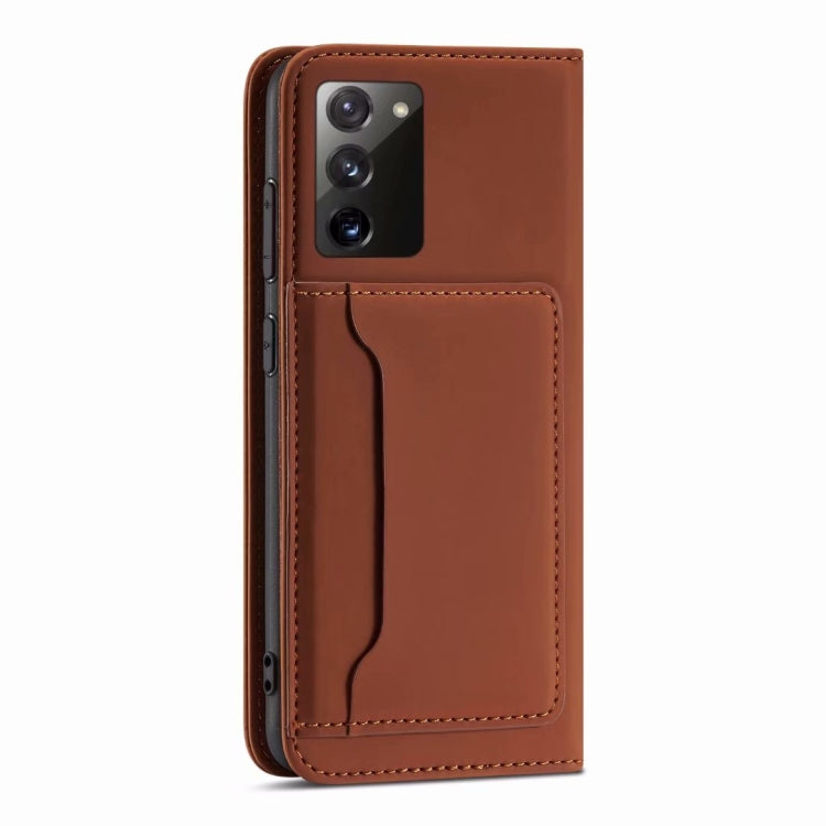 For Samsung Galaxy S20 FE 5G / S20 Fan Edition / S20 Lite Strong Magnetism Liquid Feel Horizontal Flip Leather Case with Holder & Card Slots & Wallet