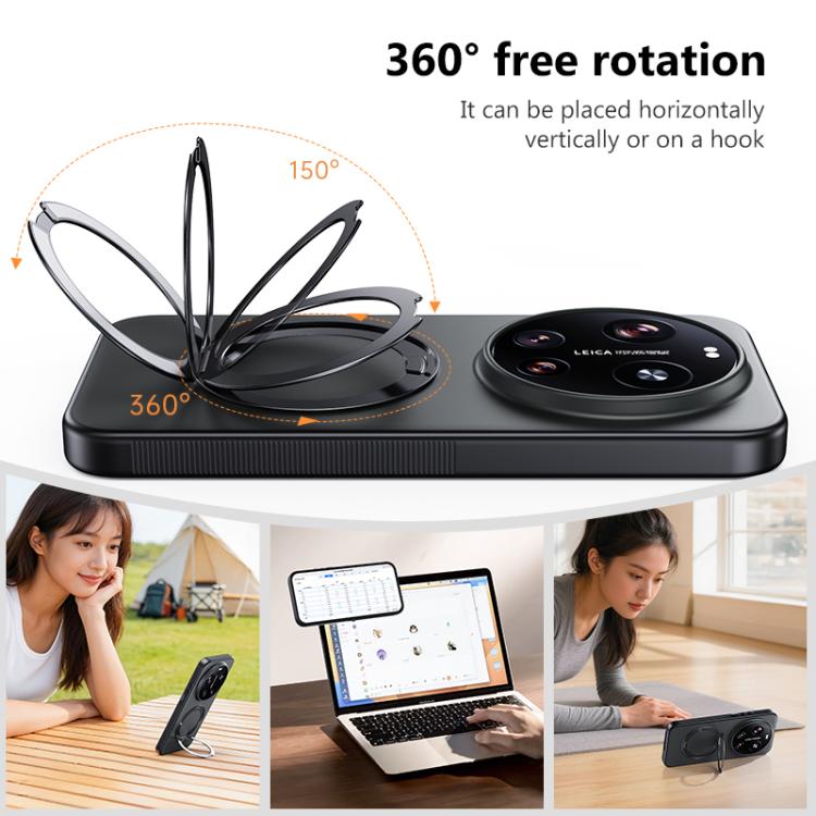 For Xiaomi 17 Ultra Boundless Series Skin Feel Magnetic Holder Phone Case