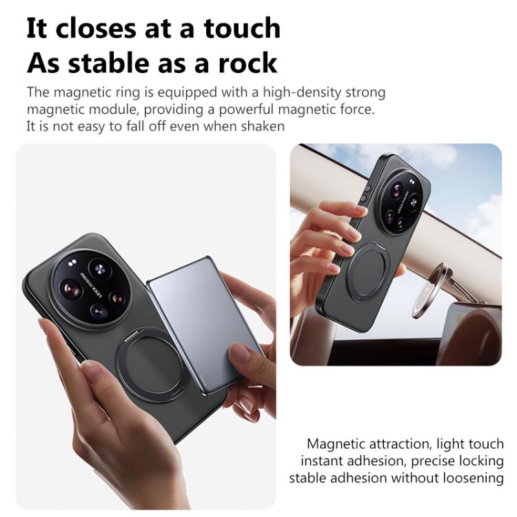 For Xiaomi 17 Ultra Boundless Series Skin Feel Magnetic Holder Phone Case