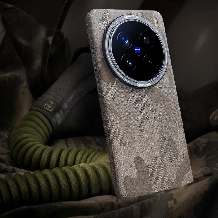 For vivo X200 Pro Camouflage Full Coverage Magnetic Shockproof Phone Case