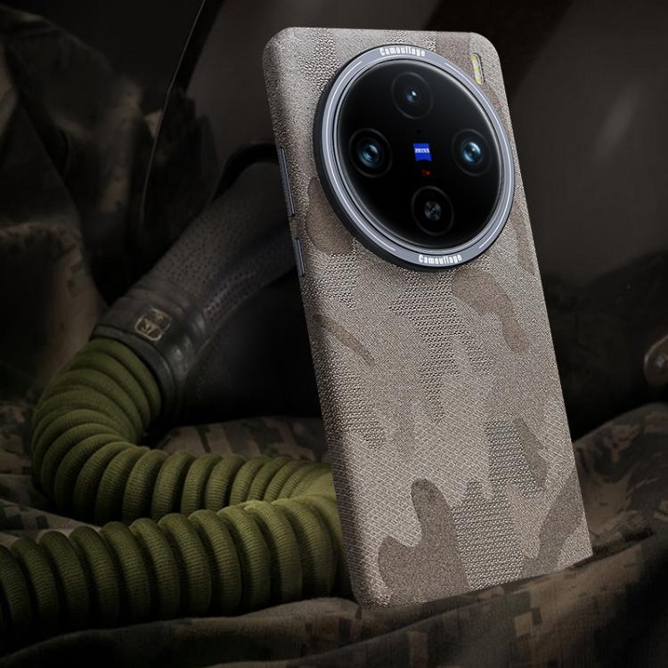 For vivo X100 Pro Camouflage Full Coverage Magnetic Shockproof Phone Case