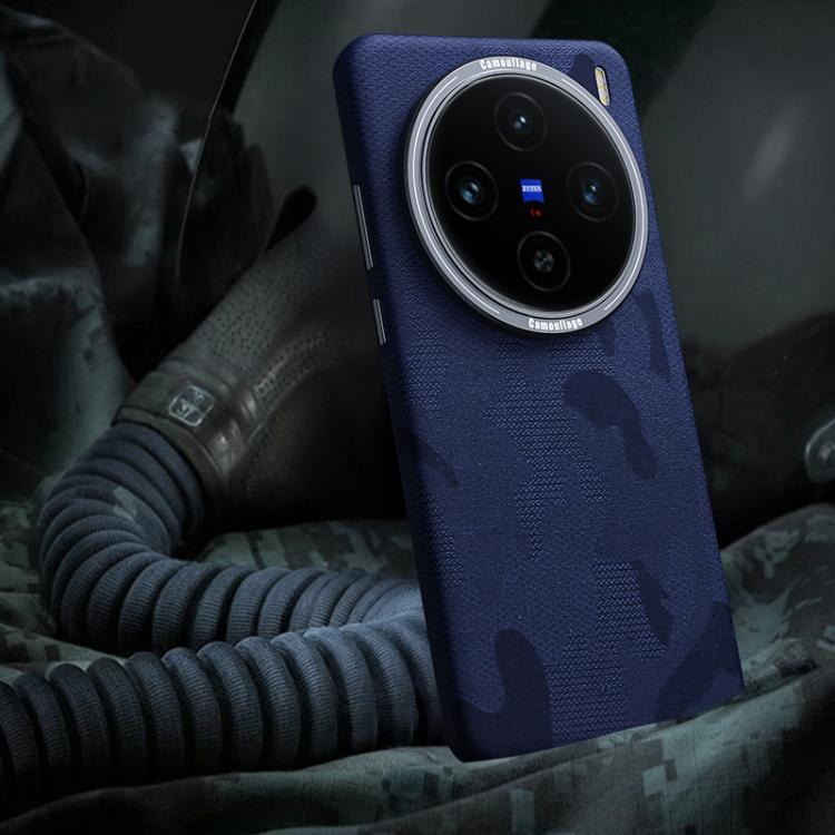 For vivo X100 Camouflage Full Coverage Magnetic Shockproof Phone Case