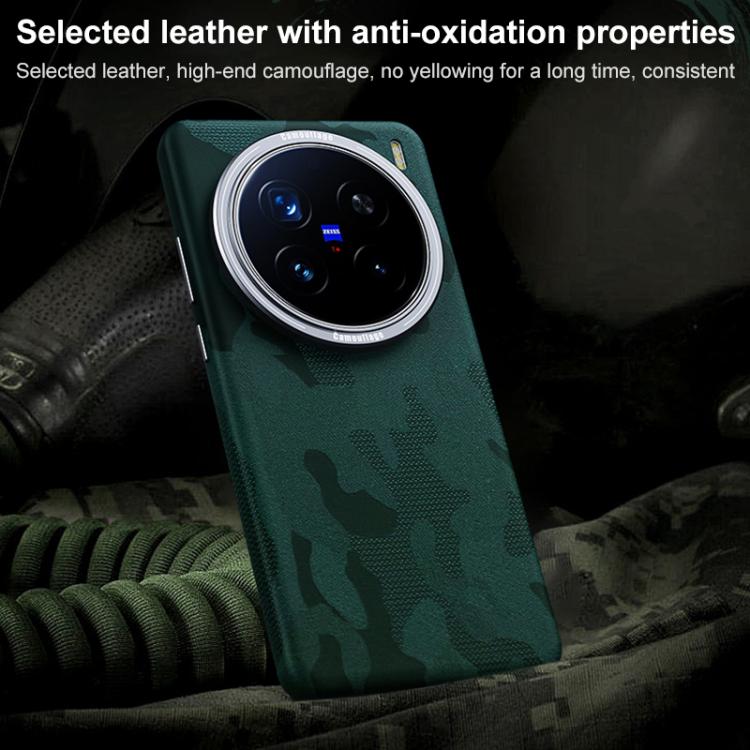 For vivo X300 Camouflage Full Coverage Magnetic Shockproof Phone Case