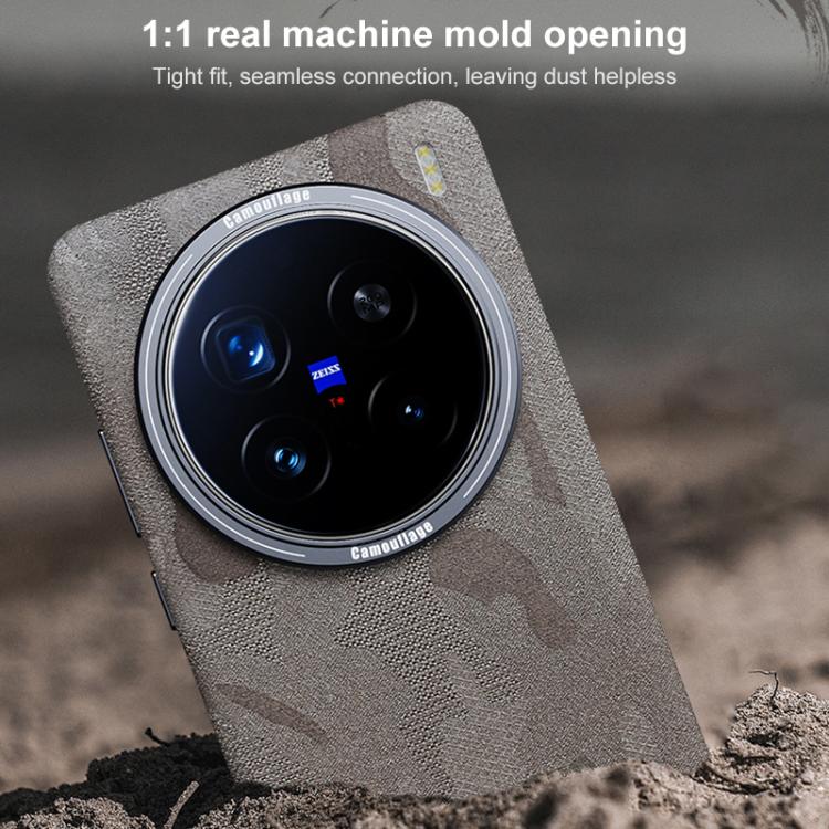 For vivo X200 Camouflage Full Coverage Magnetic Shockproof Phone Case
