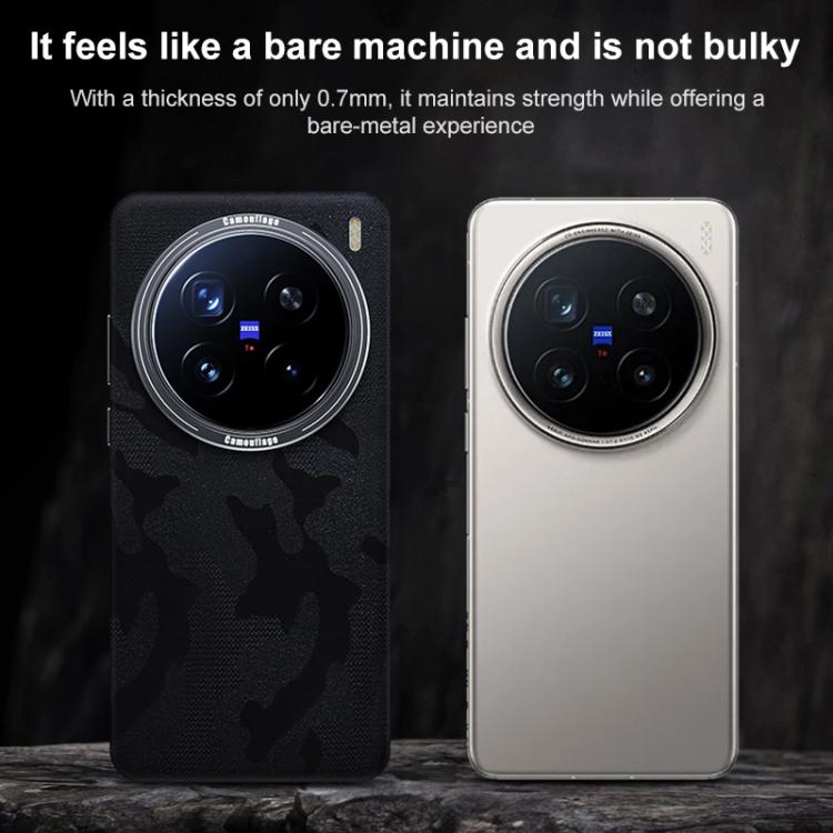 For vivo X200 Camouflage Full Coverage Magnetic Shockproof Phone Case