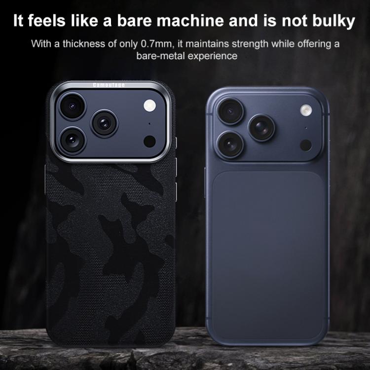 For iPhone 17 Pro Max Camouflage Full Coverage Magnetic Shockproof Phone Case