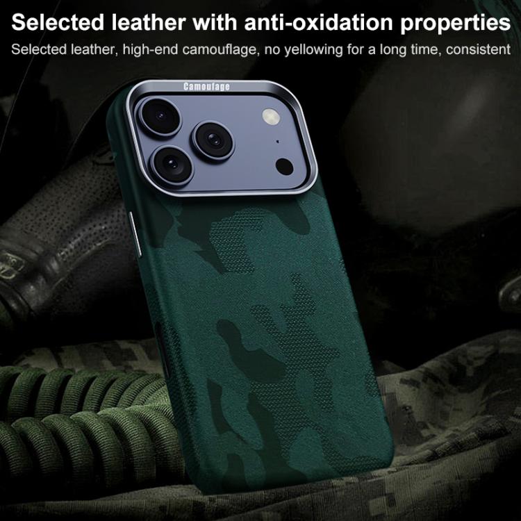 For iPhone 17 Pro Camouflage Full Coverage Magnetic Shockproof Phone Case