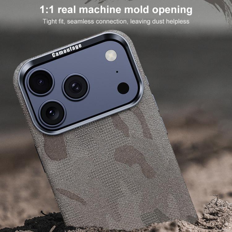 For iPhone 17 Pro Camouflage Full Coverage Magnetic Shockproof Phone Case