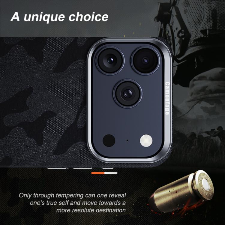 For iPhone 17 Pro Camouflage Full Coverage Magnetic Shockproof Phone Case