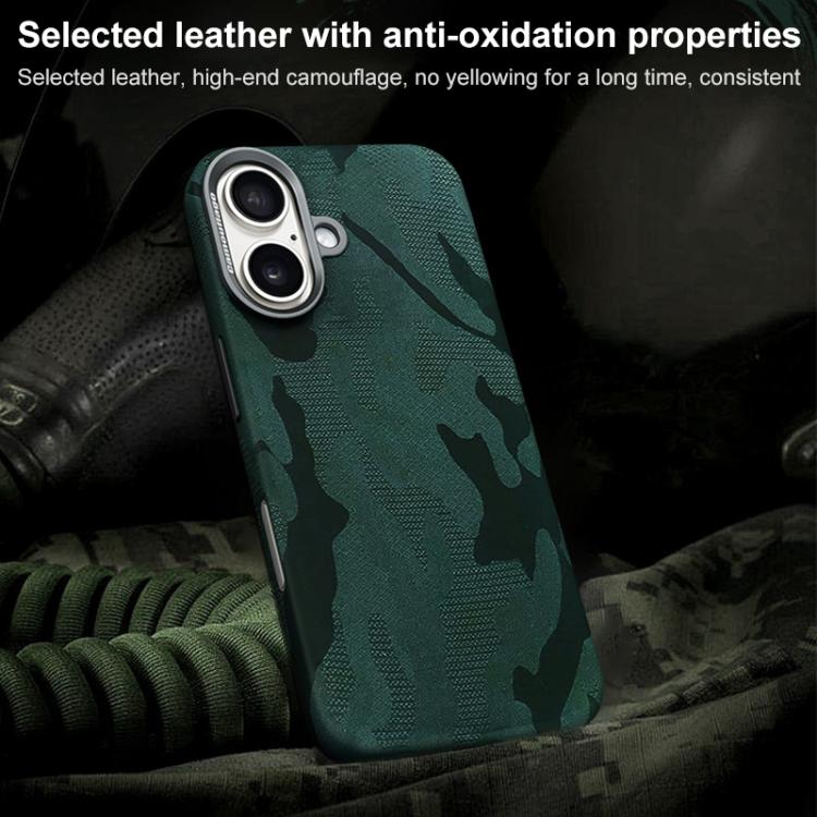 For iPhone 17 Camouflage Full Coverage Magnetic Shockproof Phone Case