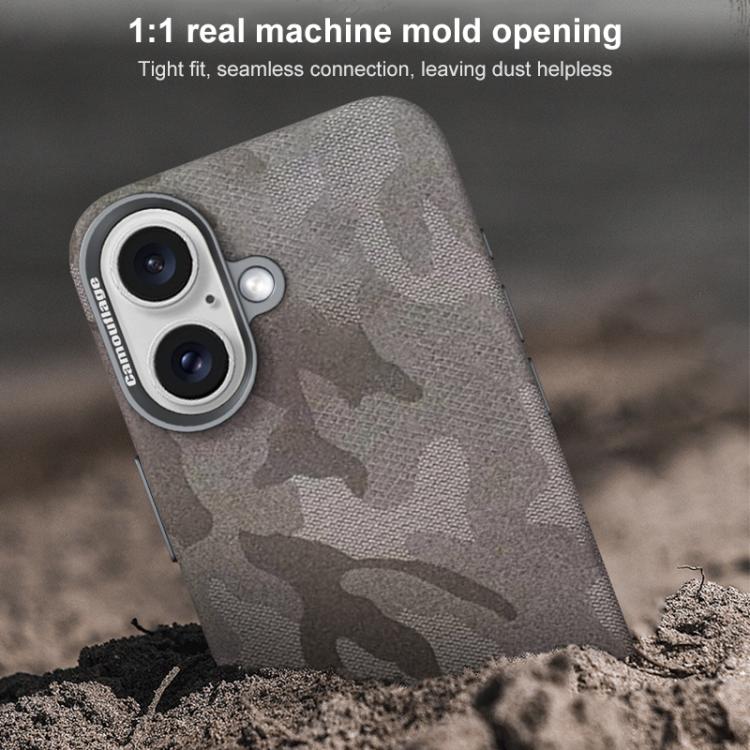 For iPhone 17 Camouflage Full Coverage Magnetic Shockproof Phone Case