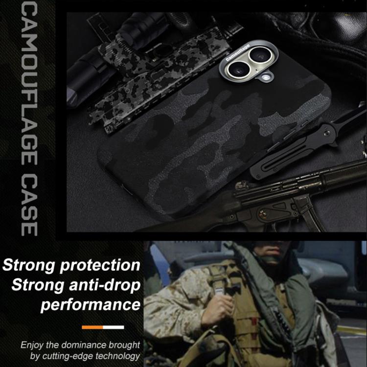 For iPhone 17 Camouflage Full Coverage Magnetic Shockproof Phone Case