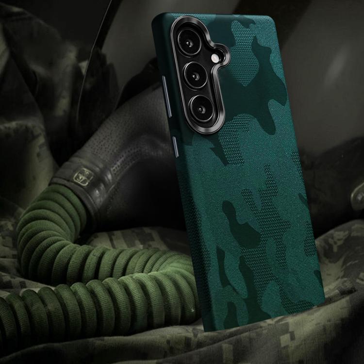 For Samsung Galaxy S25+ 5G / S24+ 5G Camouflage Full Coverage Magnetic Shockproof Phone Case