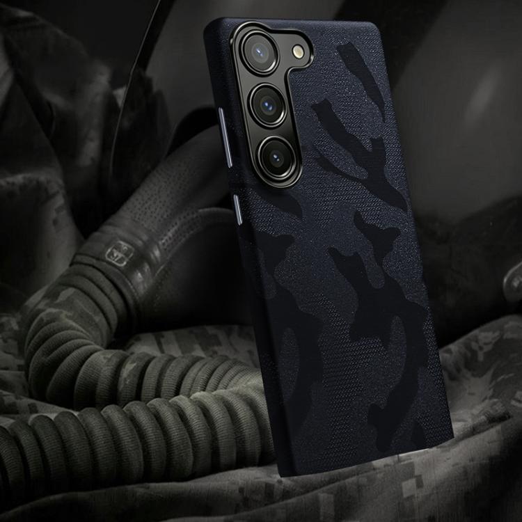 For Samsung Galaxy S23 5G Camouflage Full Coverage Magnetic Shockproof Phone Case