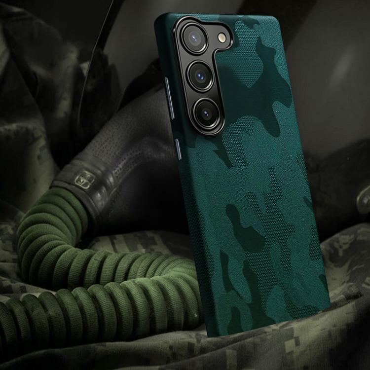 For Samsung Galaxy S23 5G Camouflage Full Coverage Magnetic Shockproof Phone Case