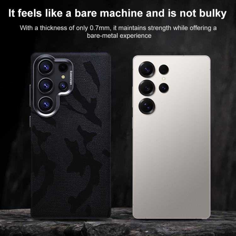 For Samsung Galaxy S23 Ultra 5G Camouflage Full Coverage Magnetic Shockproof Phone Case