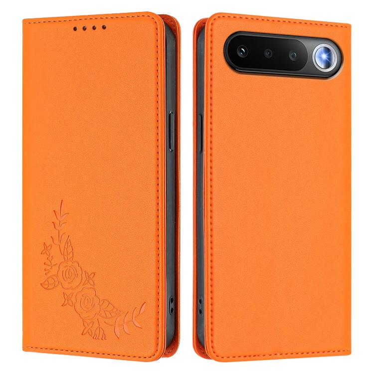 For Realme 16 5G Peony Embossed Magnetic RFID Vegan Leather Phone Case