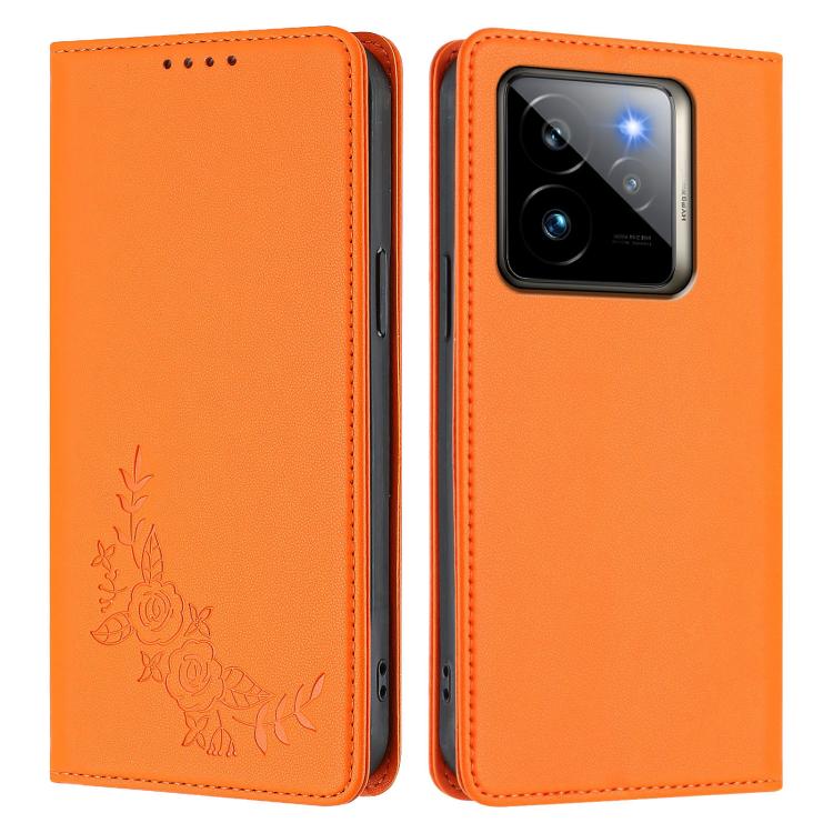 For Realme GT7 Pro / GT7 Pro Racing Peony Embossed Magnetic RFID Vegan Leather Phone Case