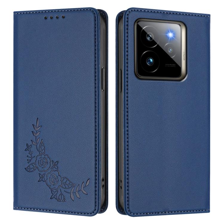 For Realme GT7 Pro / GT7 Pro Racing Peony Embossed Magnetic RFID Vegan Leather Phone Case