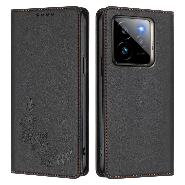 For Realme GT7 Pro / GT7 Pro Racing Peony Embossed Magnetic RFID Vegan Leather Phone Case