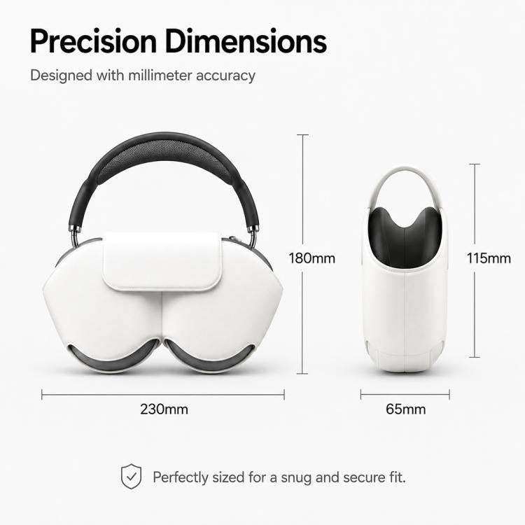 For Apple AirPods Max / Max 2 XDcase Smart Headset PU Leather Storage & Protective Case with Auto Sleep Function