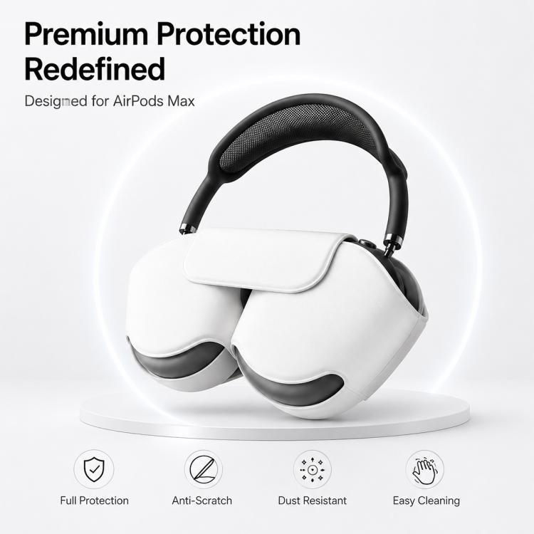 For Apple AirPods Max / Max 2 XDcase Smart Headset PU Leather Storage & Protective Case with Auto Sleep Function