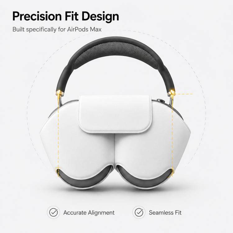 For Apple AirPods Max / Max 2 XDcase Smart Headset PU Leather Storage & Protective Case with Auto Sleep Function
