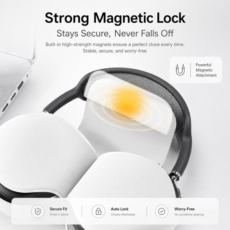 For Apple AirPods Max / Max 2 XDcase Smart Headset PU Leather Storage & Protective Case with Auto Sleep Function