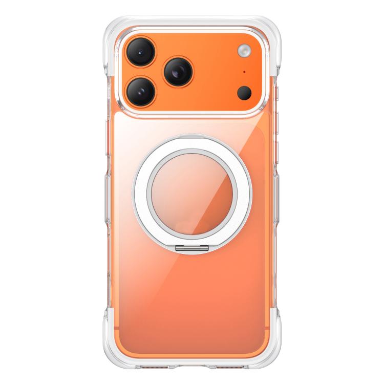 For iPhone 17 Pro Max GEBEI Vacuum Airbag TPU + Acrylic 360 Rotating Bracket Magnetic Shockproof Phone Case