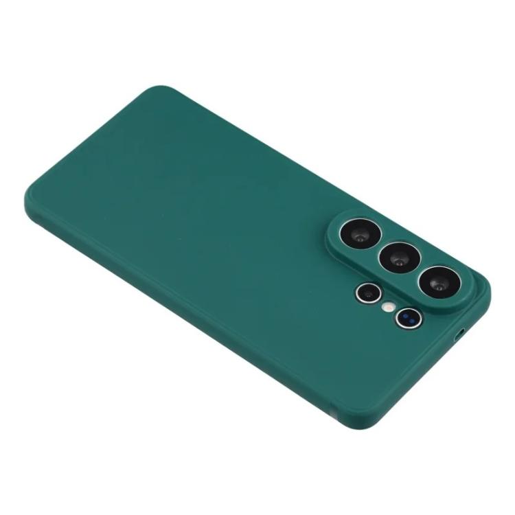 For Samsung Galaxy S26 Ultra 5G WANLONFENG Square Edge Soft TPU Phone Case with Screen Protector