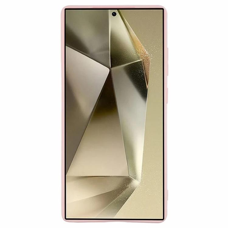 For Samsung Galaxy S25 Ultra 5G WANLONFENG Square Edge Soft TPU Phone Case with Screen Protector