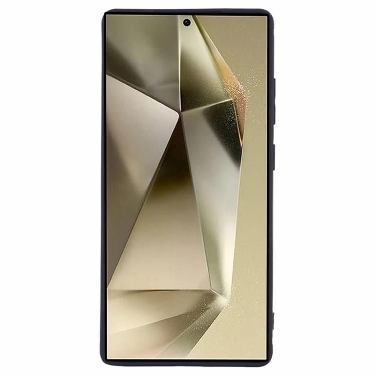 For Samsung Galaxy S25 Ultra 5G WANLONFENG Square Edge Soft TPU Phone Case with Screen Protector
