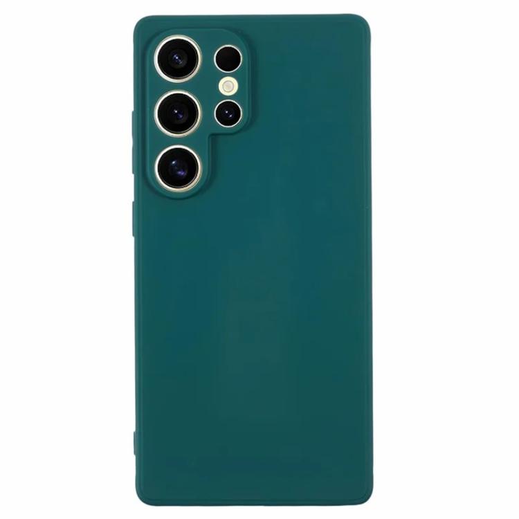 For Samsung Galaxy S25 Ultra 5G WANLONFENG Square Edge Soft TPU Phone Case with Screen Protector