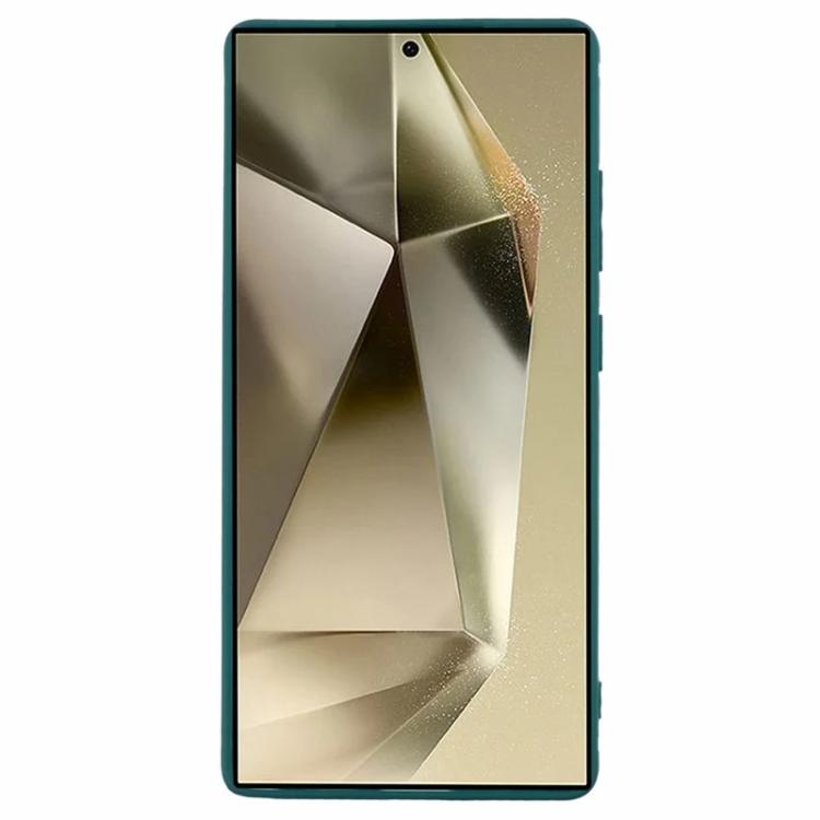 For Samsung Galaxy S25 Ultra 5G WANLONFENG Square Edge Soft TPU Phone Case with Screen Protector