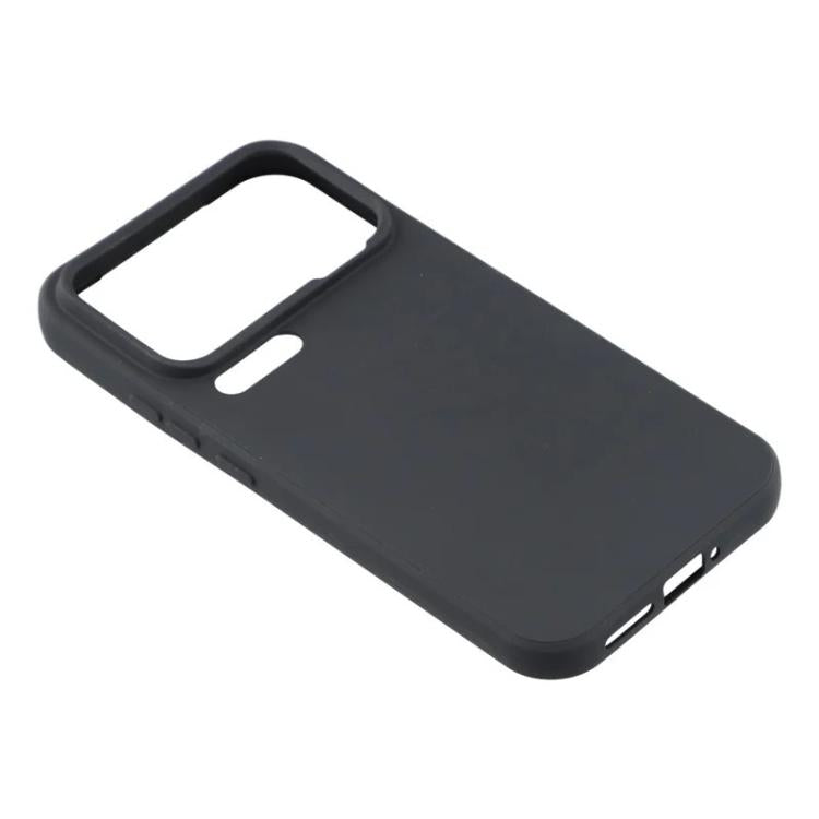 For Xiaomi 17 Pro WANLONFENG Square Edge Soft TPU Phone Case with Screen Protector