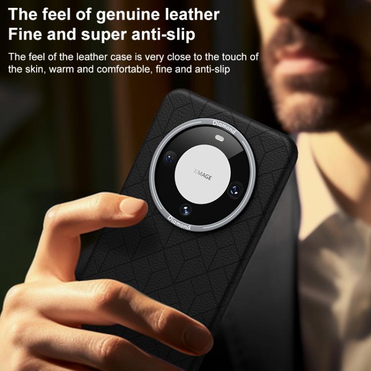 For Huawei Mate 70 Rubik Cube Series Embossed Grid Pattern Magnetic Phone Case